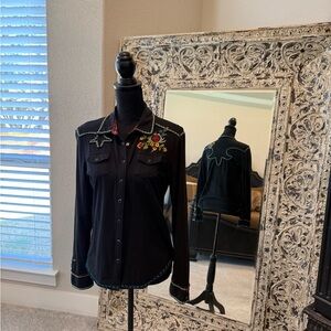 Double D Ranch Black and Red Plaid Shirt